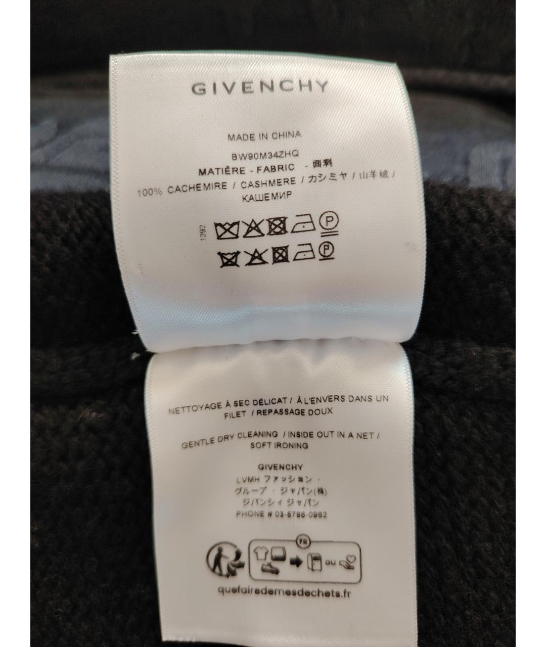 GIVENCHY Черный кашемировый джемпер / свитер, фото 6
