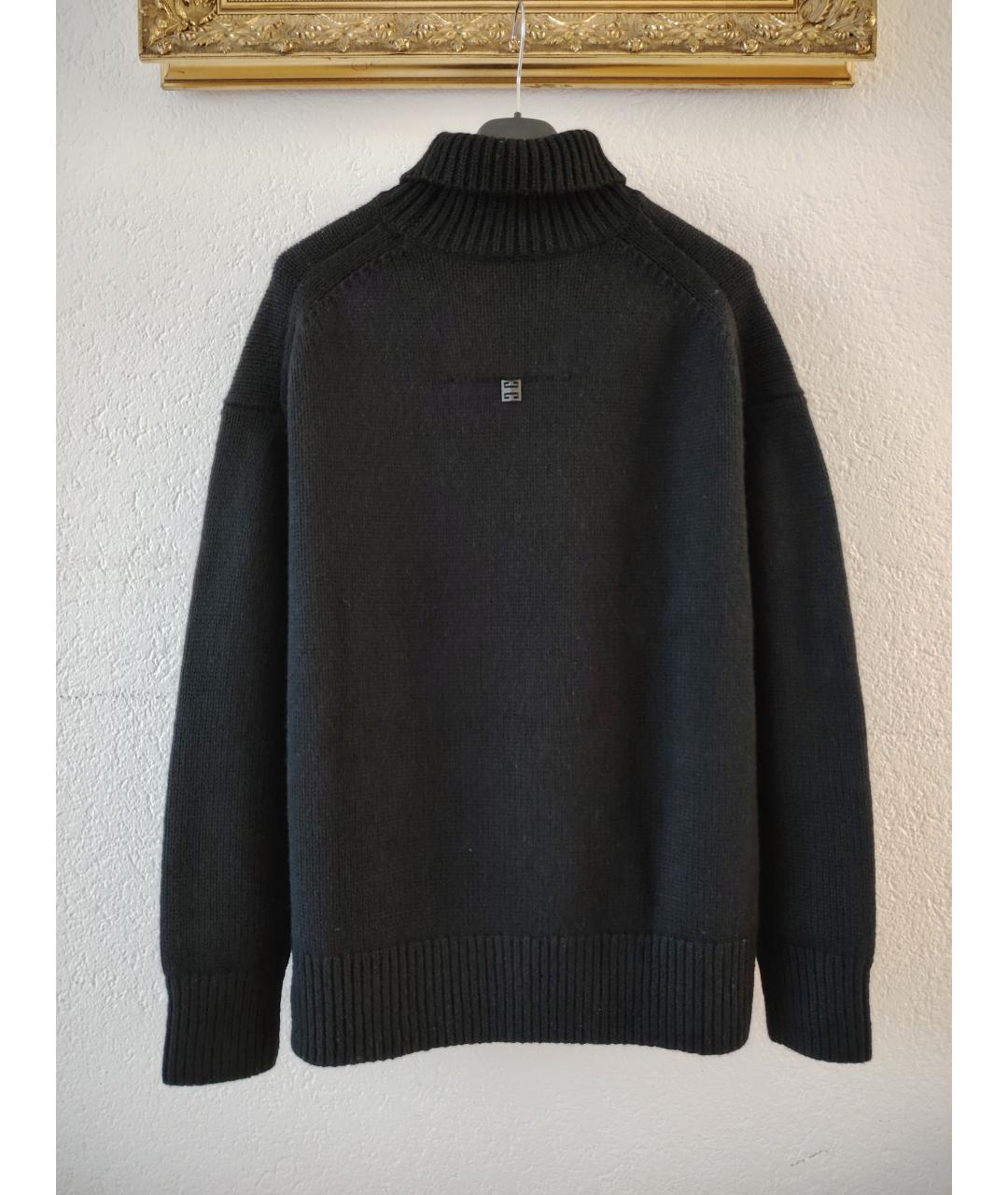 GIVENCHY Черный кашемировый джемпер / свитер, фото 2