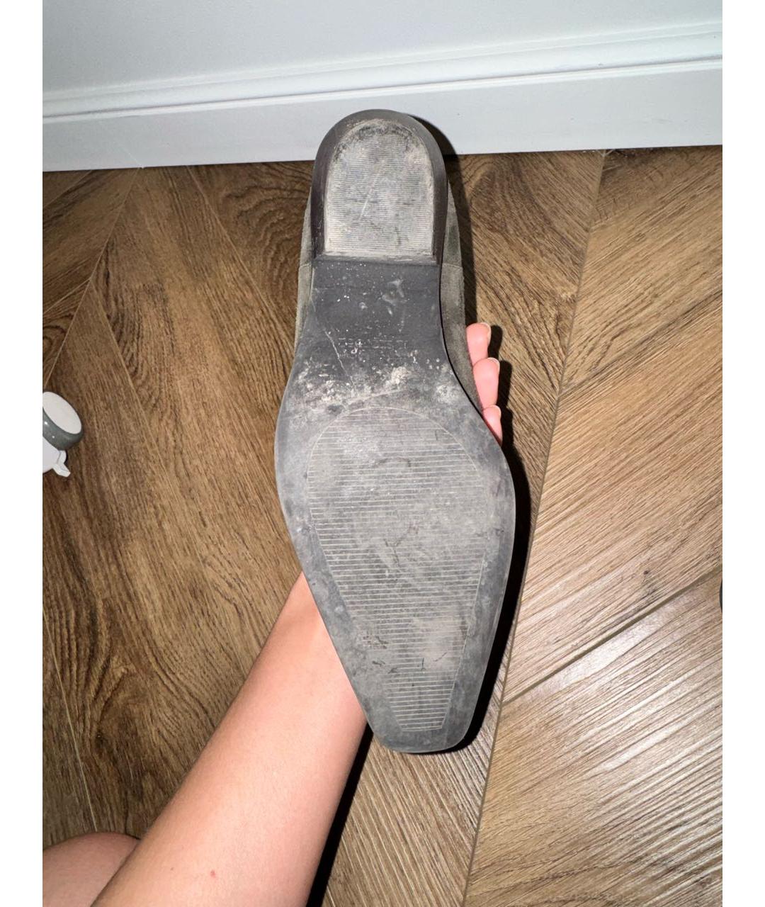 12 STOREEZ Коричневые замшевые полусапоги, фото 5