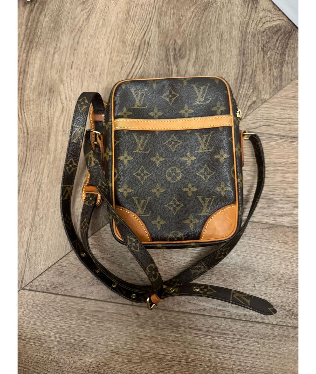 LOUIS VUITTON Коричневая сумка через плечо, фото 9