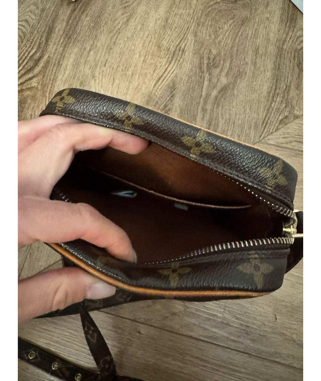 LOUIS VUITTON Коричневая сумка через плечо, фото 4