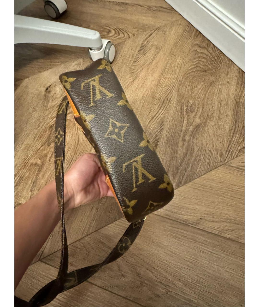 LOUIS VUITTON Коричневая сумка через плечо, фото 5