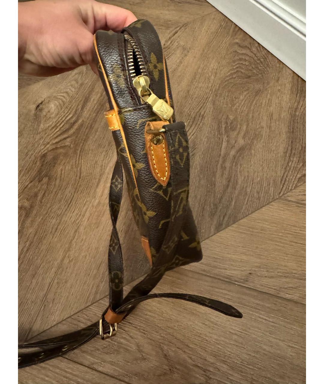 LOUIS VUITTON Коричневая сумка через плечо, фото 6