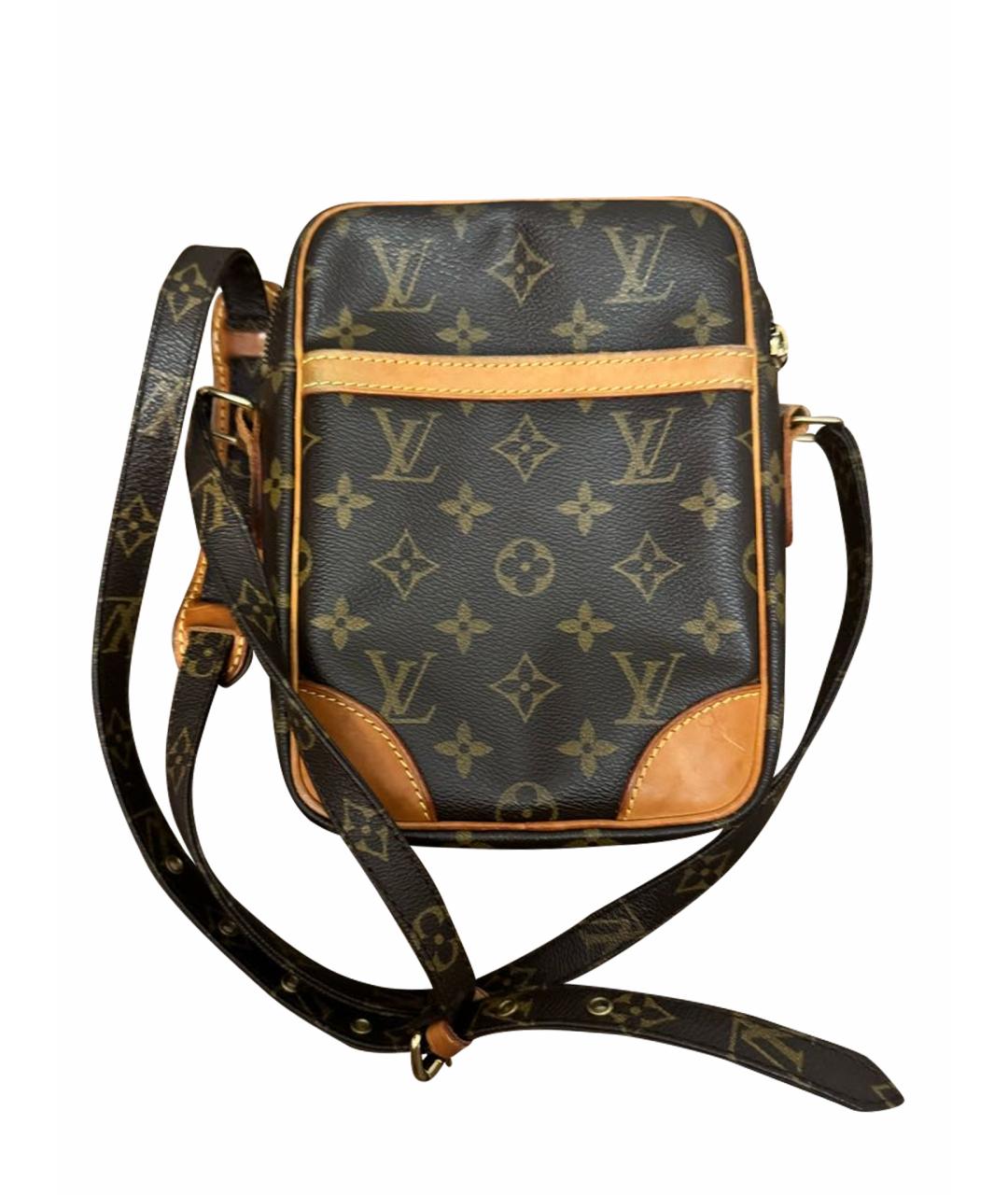 LOUIS VUITTON Коричневая сумка через плечо, фото 1