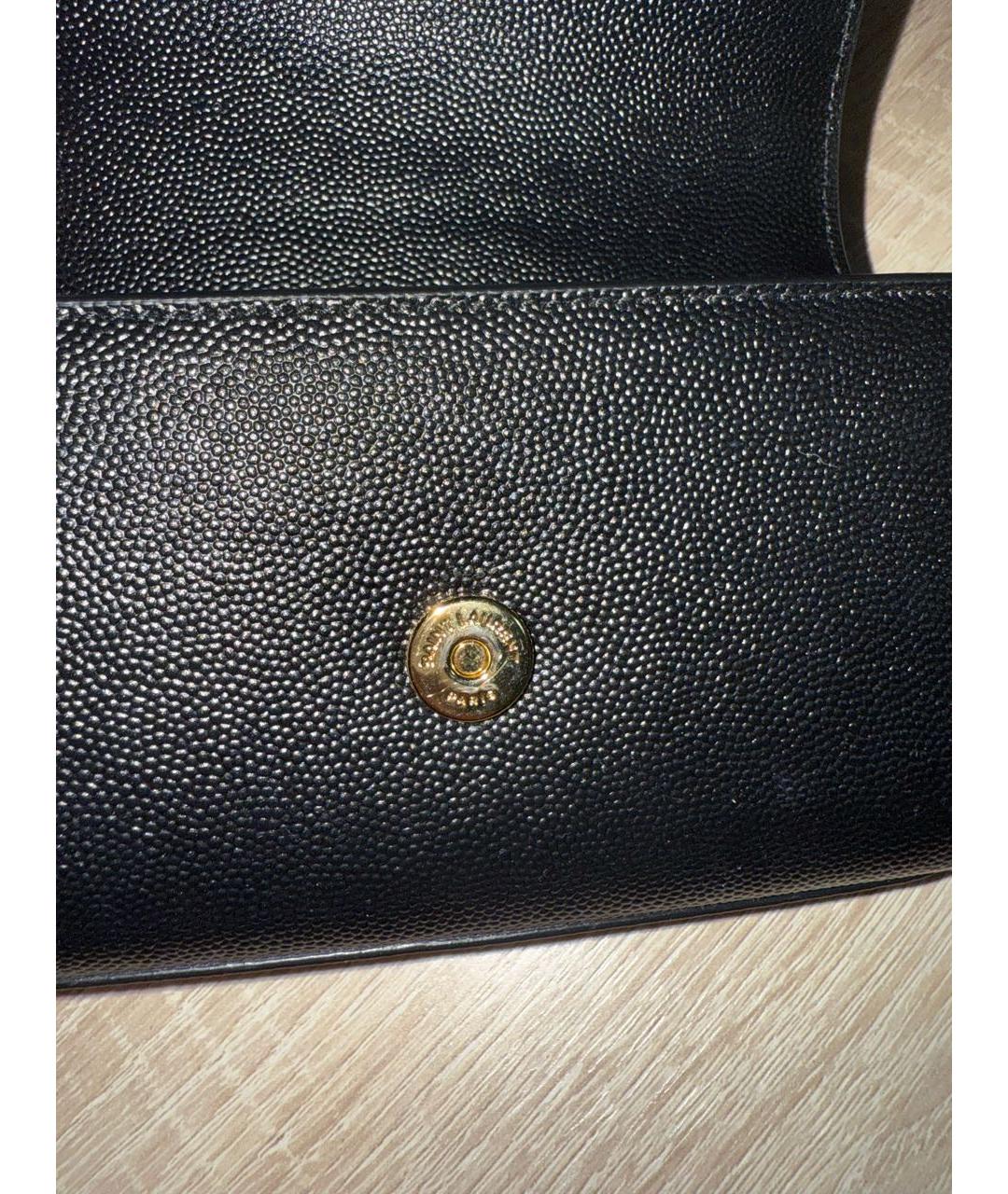 SAINT LAURENT Черная кожаная поясная сумка, фото 7
