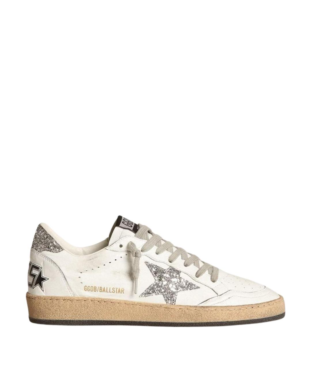 GOLDEN GOOSE DELUXE BRAND Белые кожаные кроссовки, фото 1