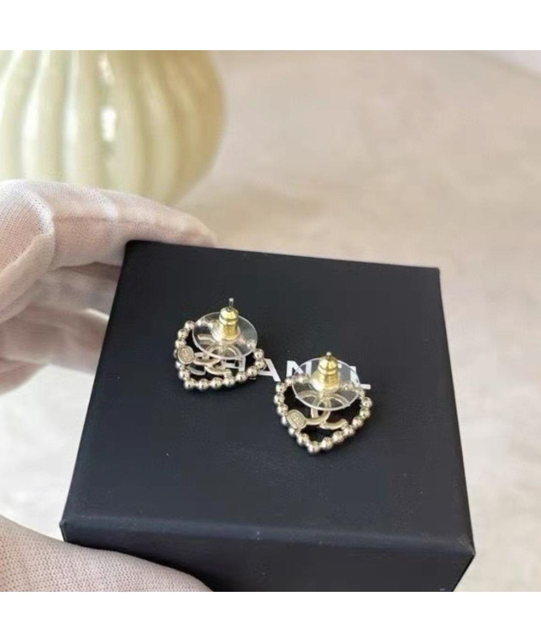 CHANEL Золотые серьги, фото 3