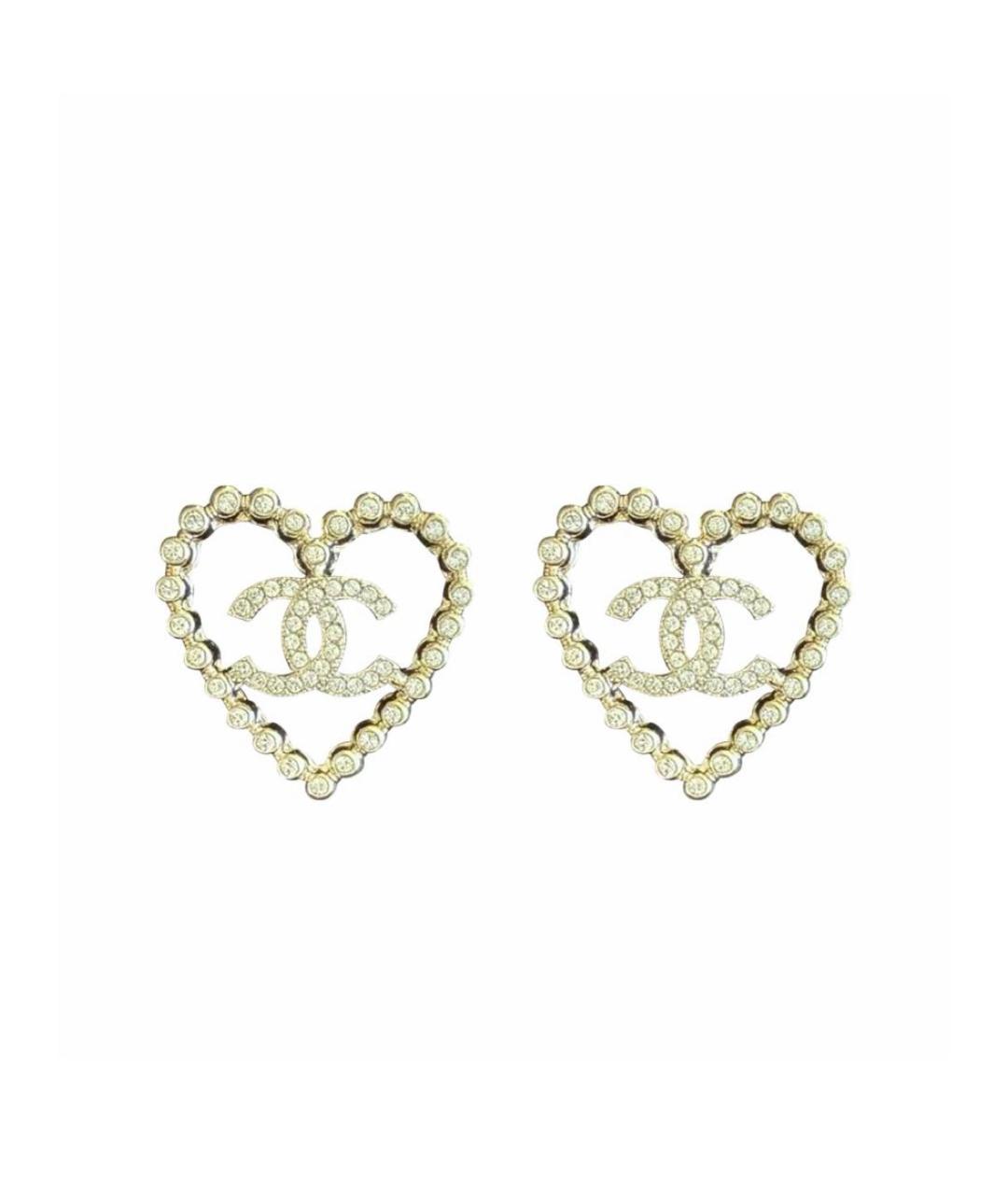 CHANEL Золотые серьги, фото 1