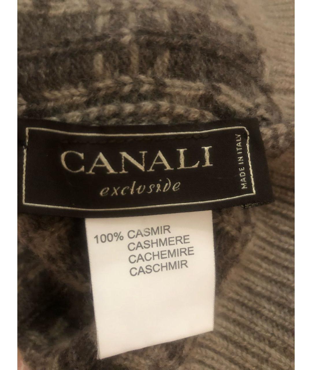 CANALI Бежевая кашемировая шапка, фото 3