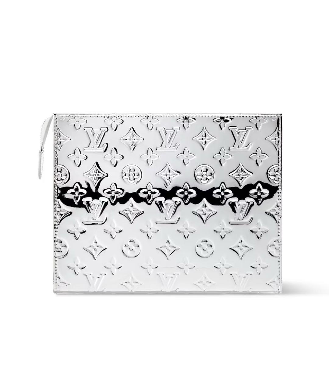 LOUIS VUITTON Серебряная косметичка, фото 4