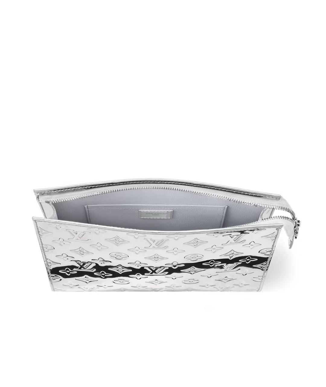 LOUIS VUITTON Серебряная косметичка, фото 3