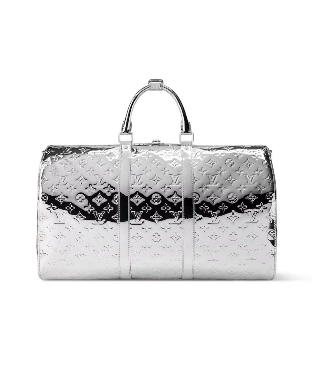 LOUIS VUITTON Серебряная дорожная/спортивная сумка, фото 2