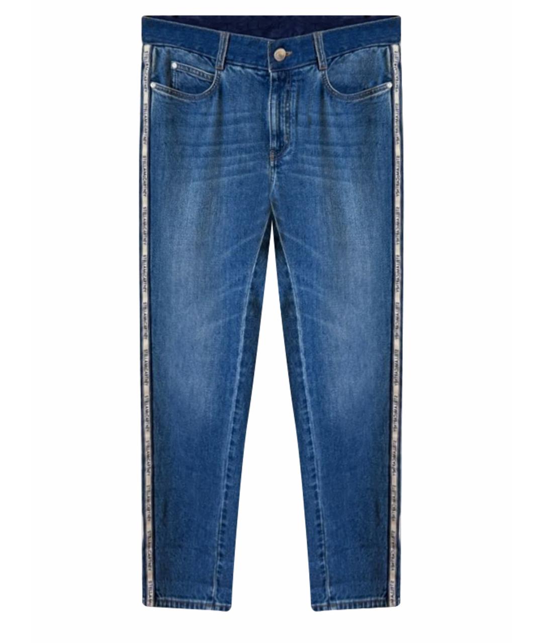 STELLA MCCARTNEY Синие хлопковые прямые джинсы, фото 1