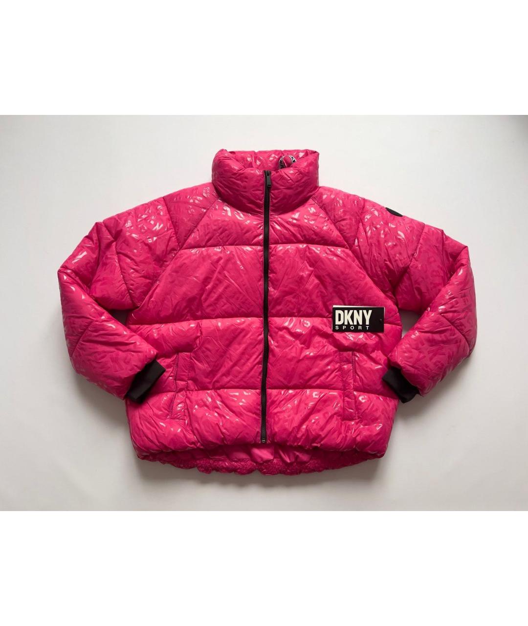 DKNY Фуксия синтетическая куртка, фото 9
