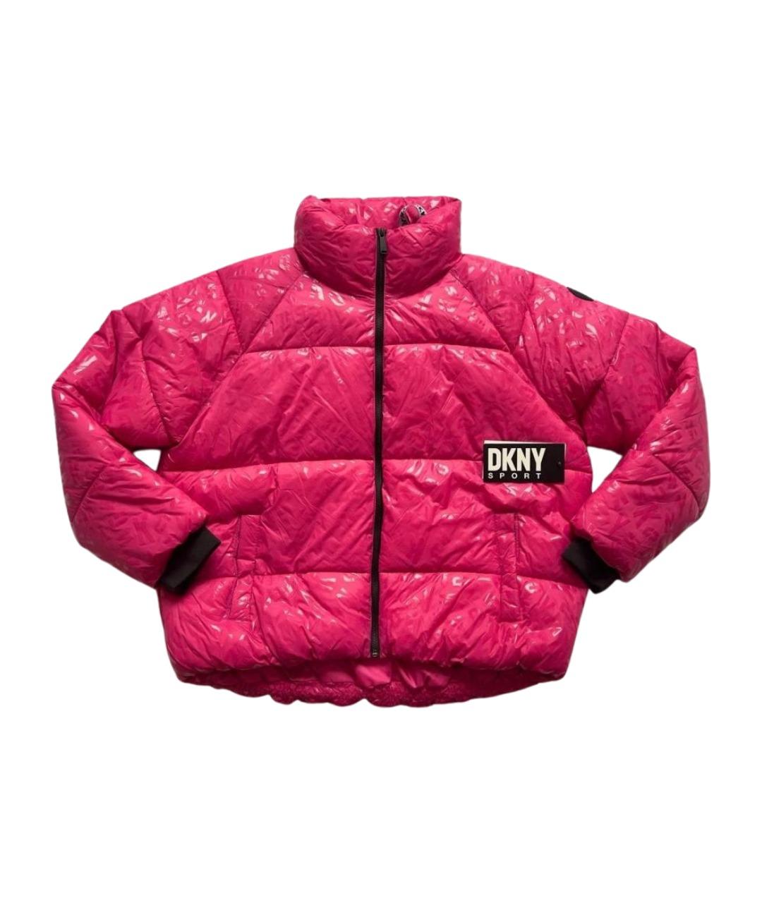 DKNY Фуксия синтетическая куртка, фото 1