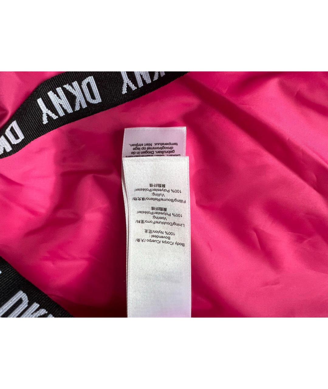DKNY Фуксия синтетическая куртка, фото 7