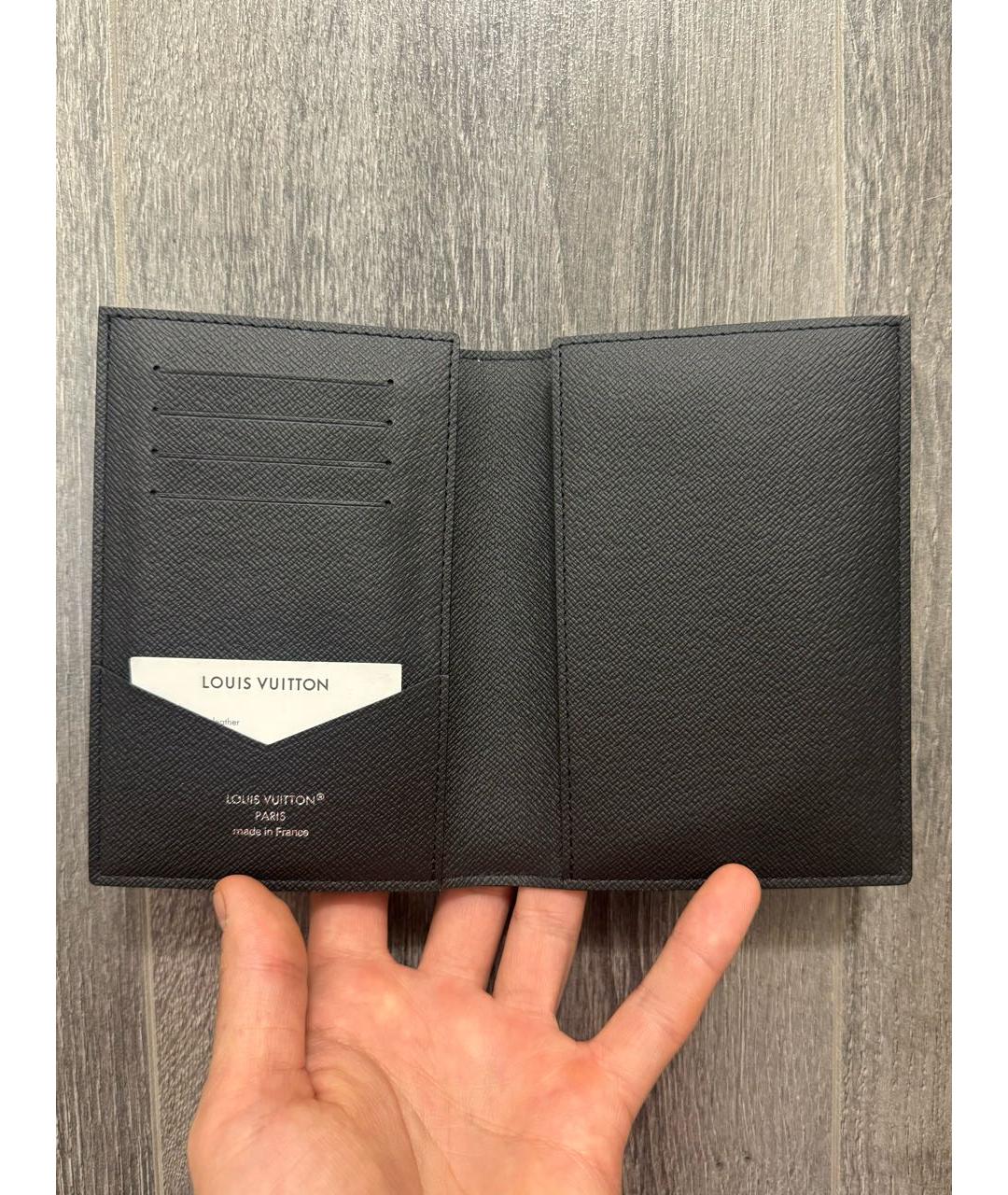LOUIS VUITTON Черный кошелек, фото 5