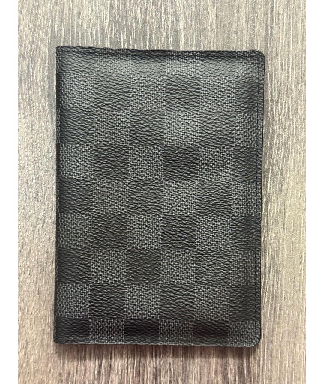 LOUIS VUITTON Черный кардхолдер, фото 8