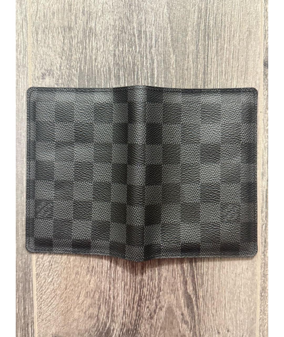 LOUIS VUITTON Черный кардхолдер, фото 3
