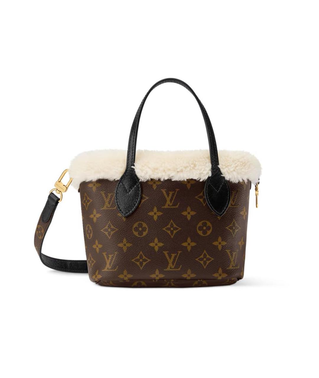 LOUIS VUITTON Коричневая сумка с короткими ручками, фото 1