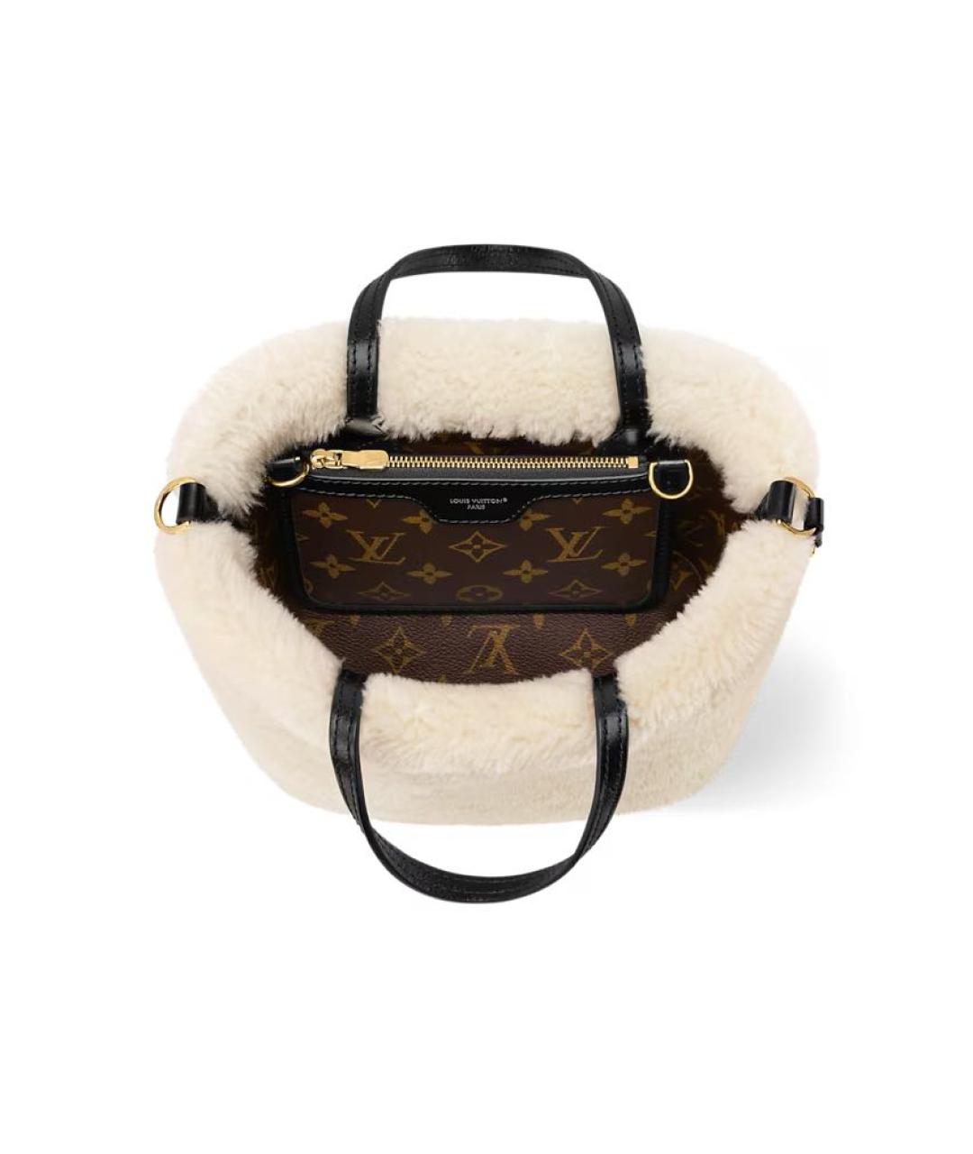 LOUIS VUITTON Коричневая сумка с короткими ручками, фото 4