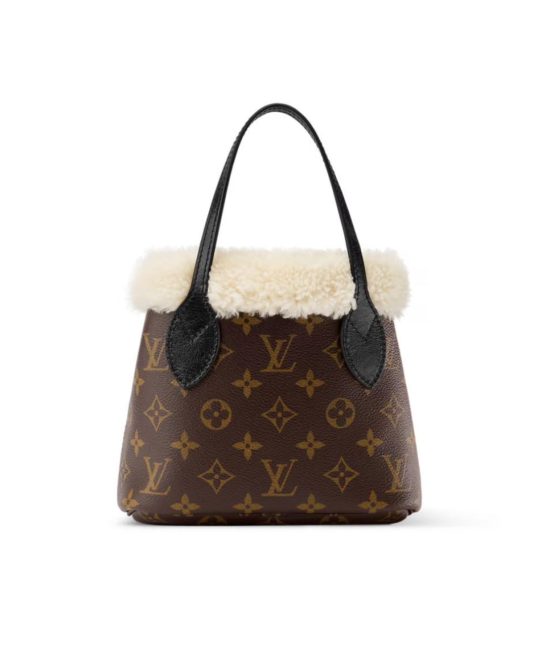LOUIS VUITTON Коричневая сумка с короткими ручками, фото 5