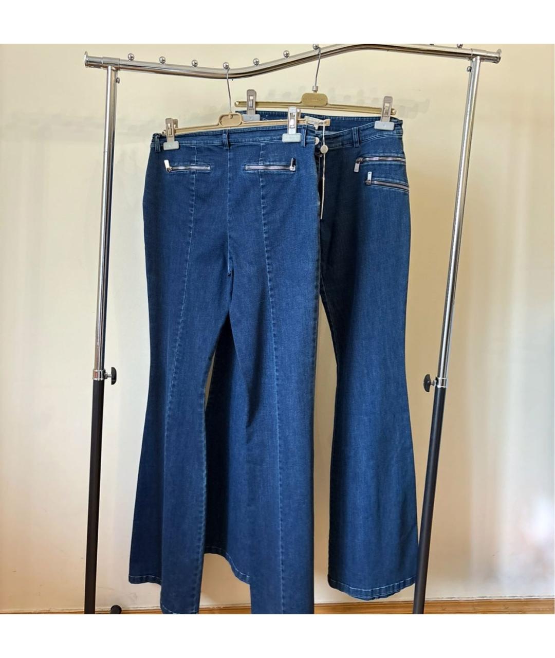 MICHAEL KORS Темно-синие хлопковые джинсы клеш, фото 3