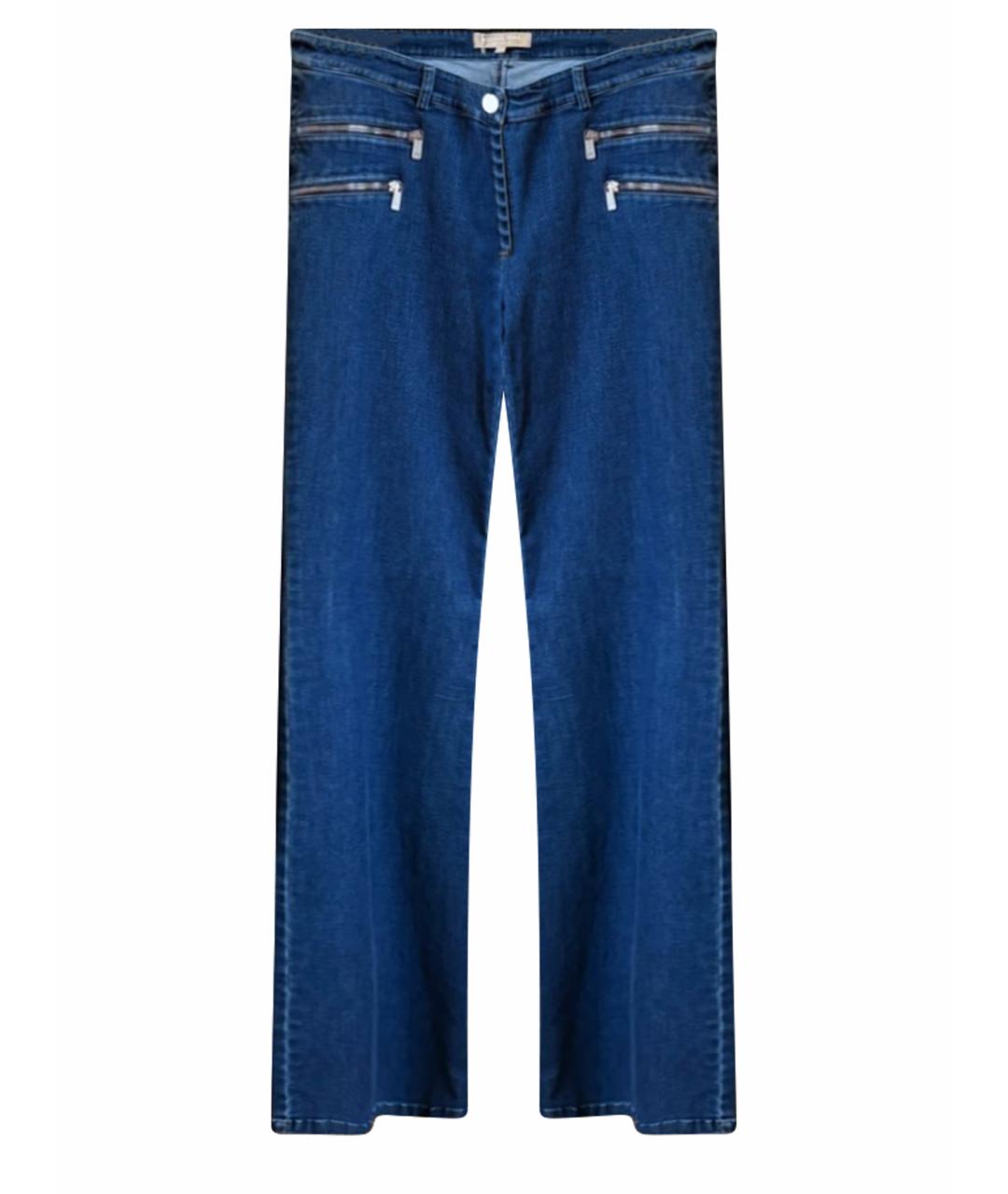 MICHAEL KORS Темно-синие хлопковые джинсы клеш, фото 1