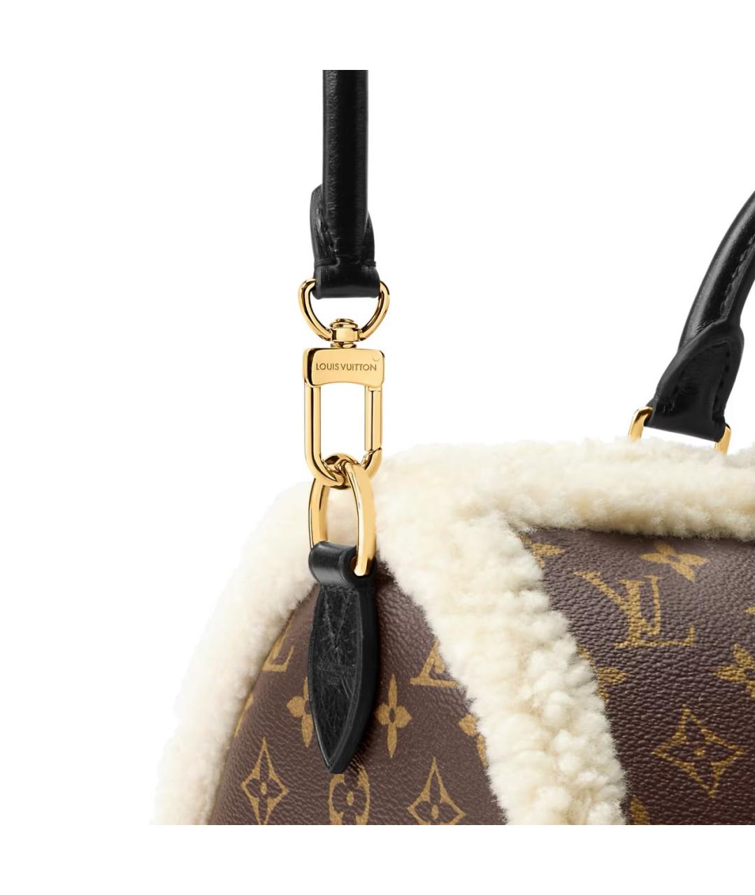 LOUIS VUITTON Коричневая сумка с короткими ручками, фото 2