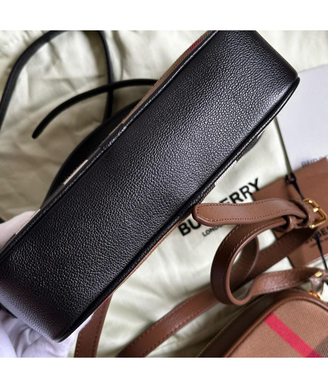 BURBERRY Черная сумка через плечо, фото 4