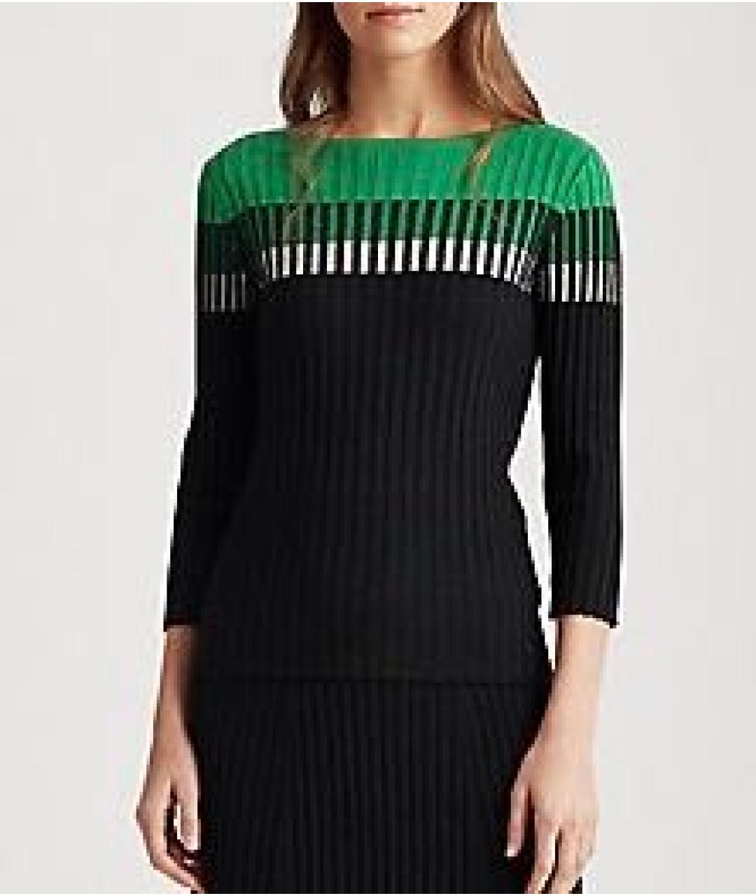 RALPH LAUREN Зеленый шелковый костюм с юбками, фото 8