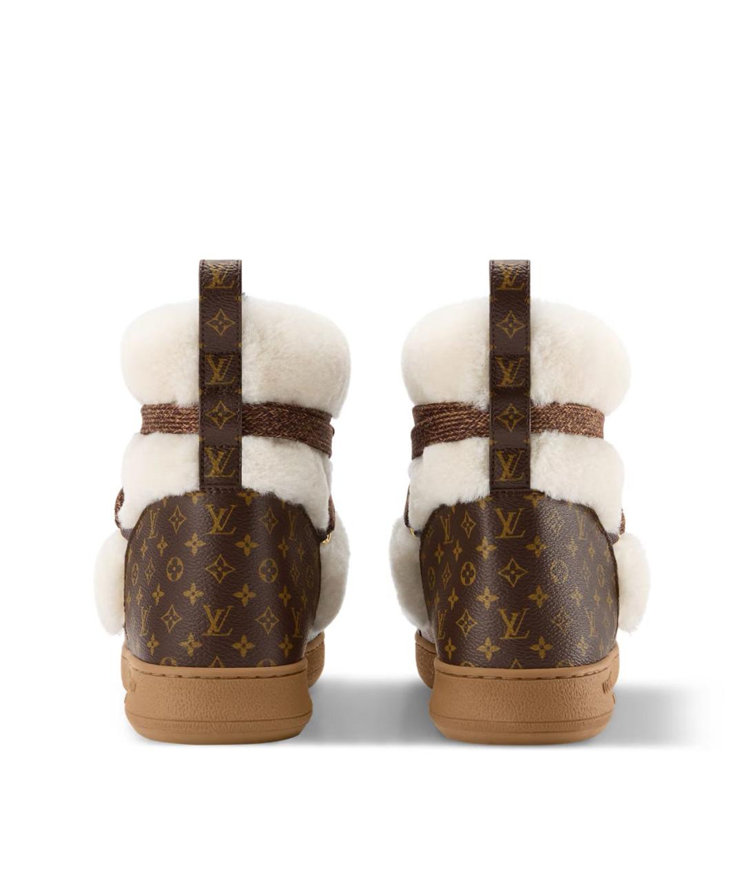 LOUIS VUITTON Коричневые ботинки, фото 4