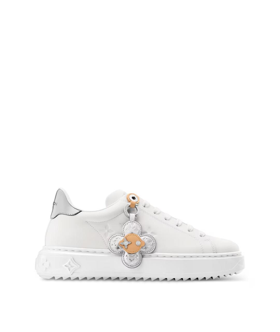 LOUIS VUITTON Белые кожаные кеды, фото 1