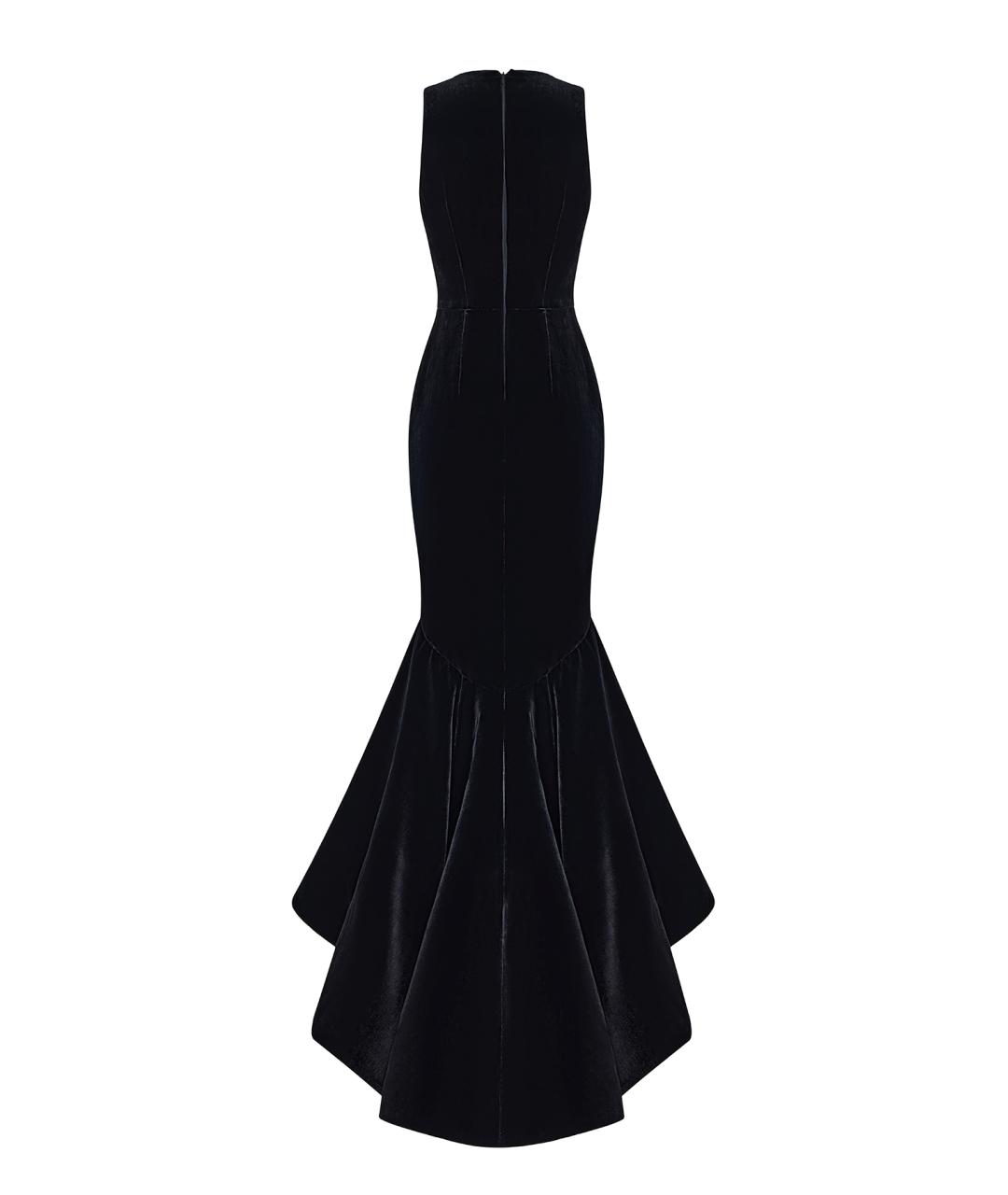 RASARIO Черное бархатное вечернее платье, фото 2