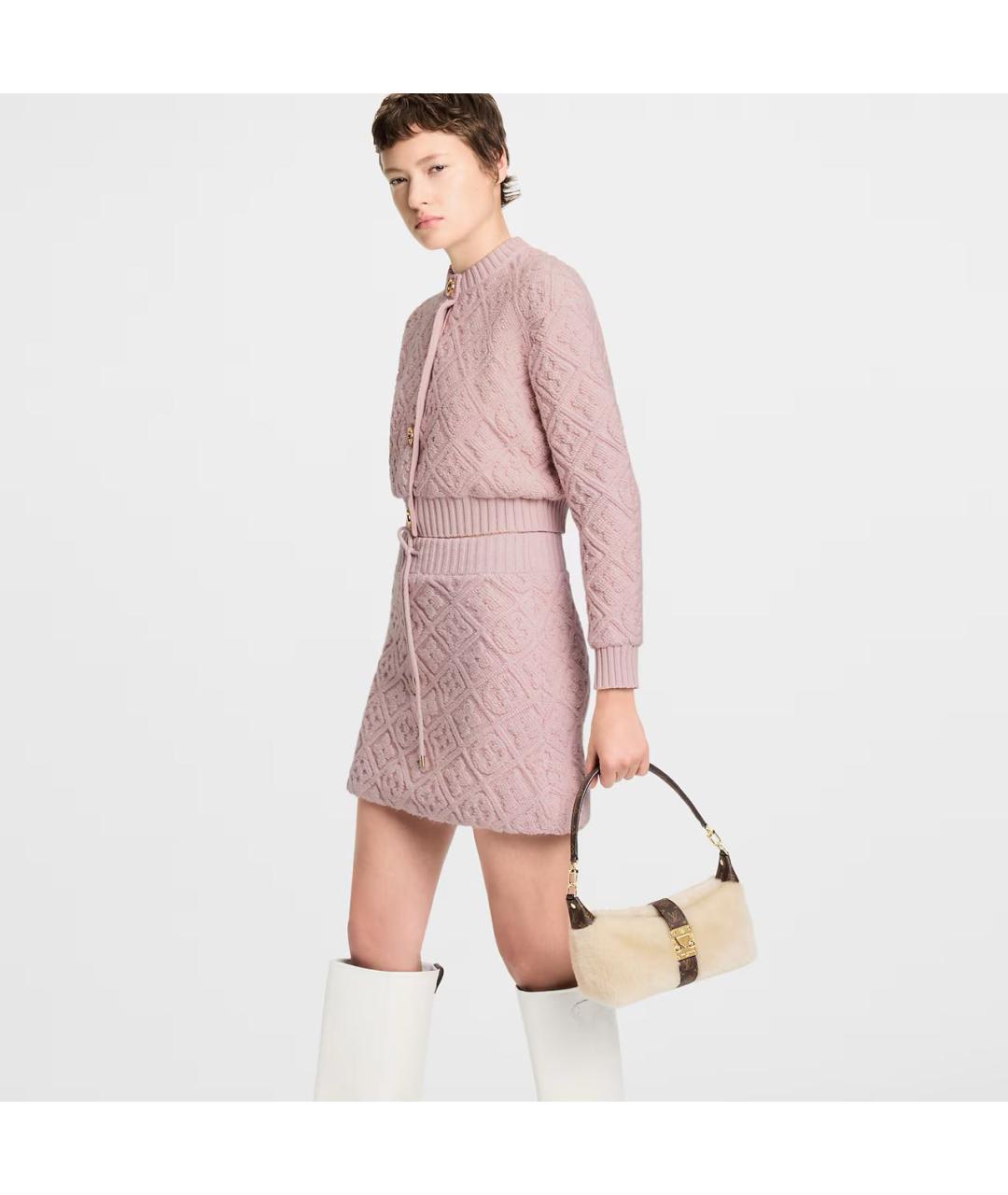 LOUIS VUITTON Бежевая сумка с короткими ручками, фото 5