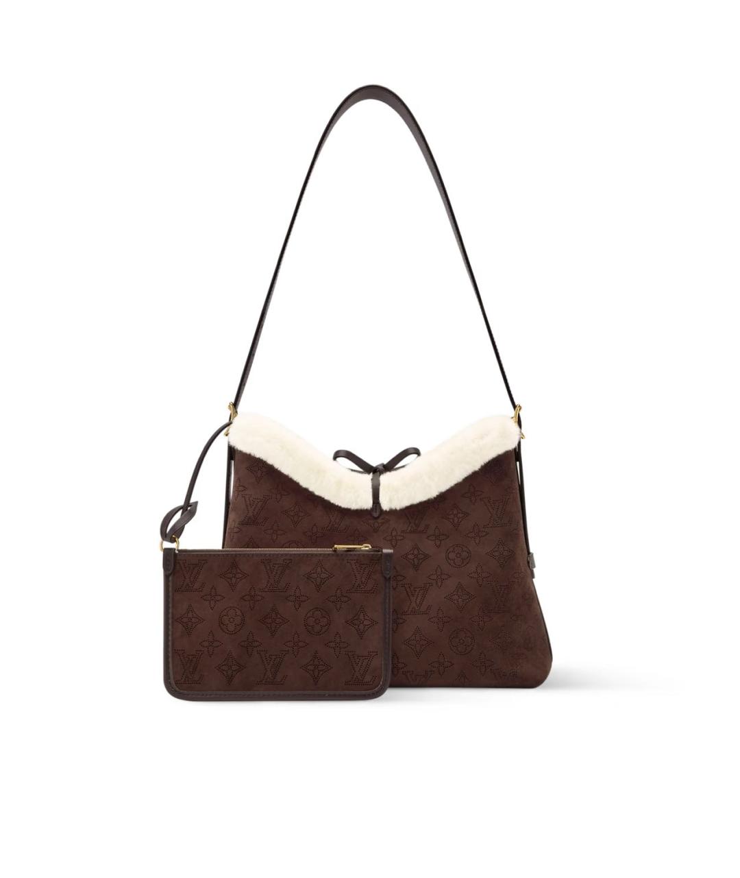 LOUIS VUITTON Коричневая сумка через плечо, фото 5