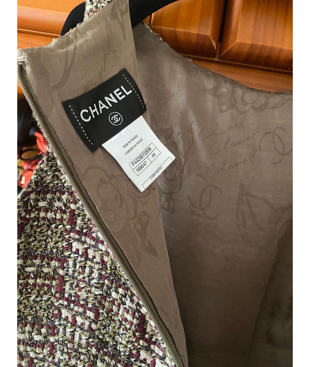 CHANEL Твидовое коктейльное платье, фото 5