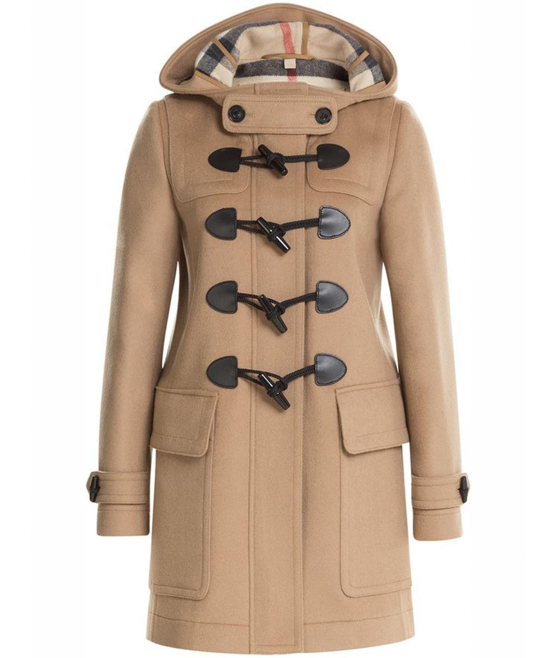BURBERRY Коричневое шерстяное пальто, фото 1
