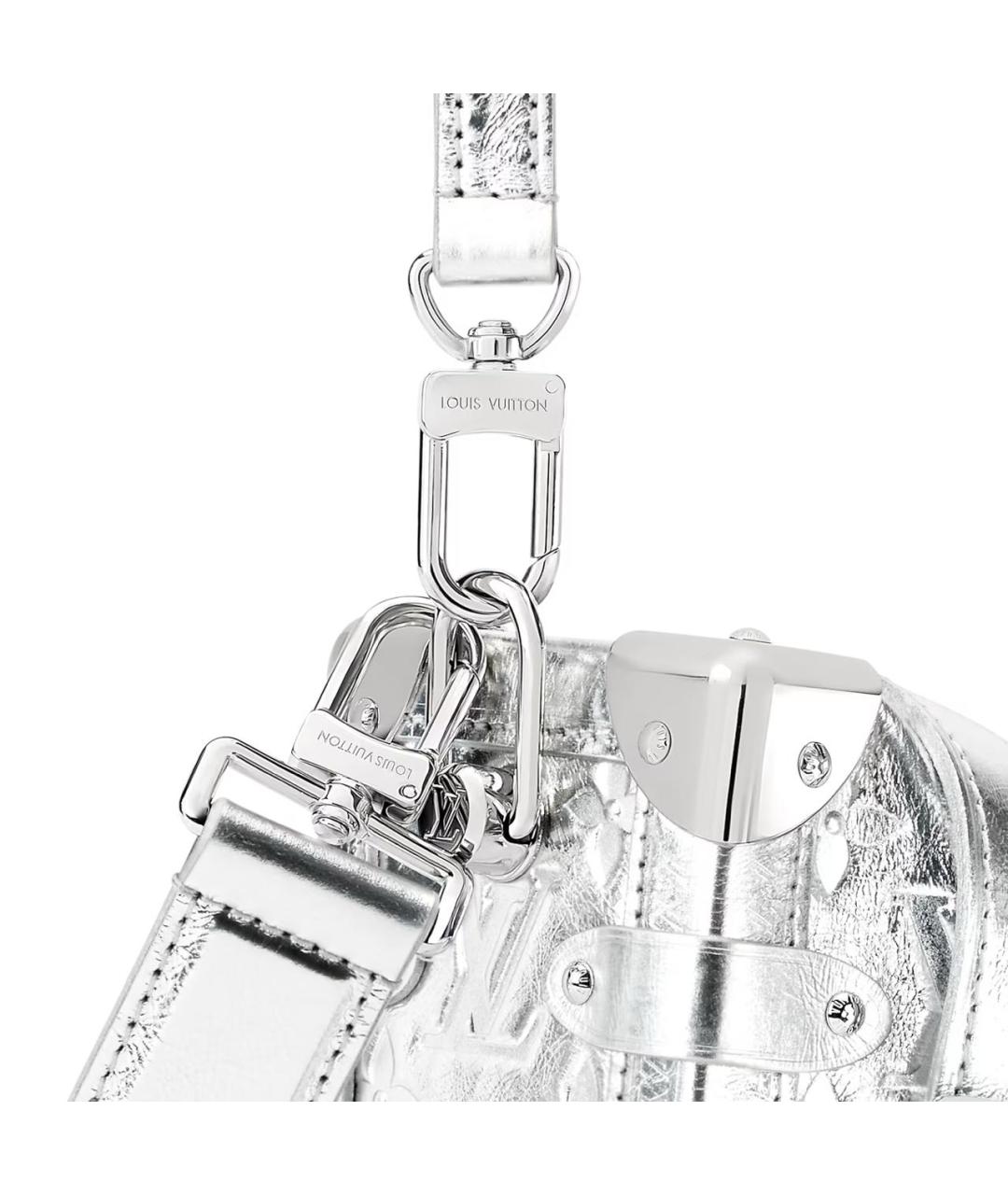 LOUIS VUITTON Серебряная сумка через плечо, фото 2