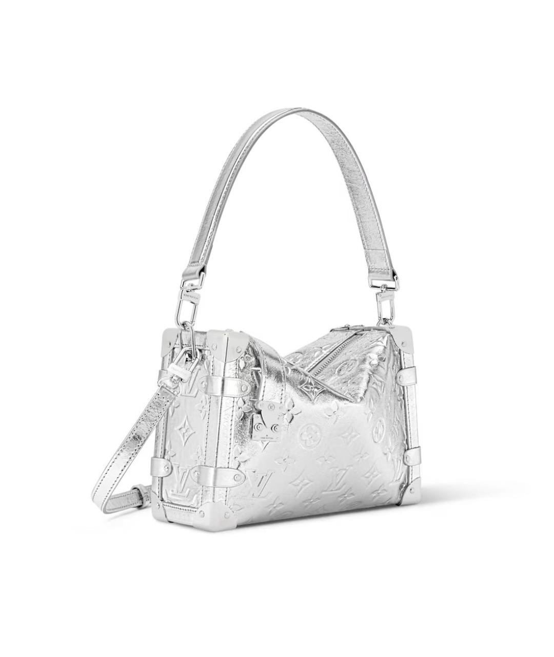 LOUIS VUITTON Серебряная сумка через плечо, фото 3