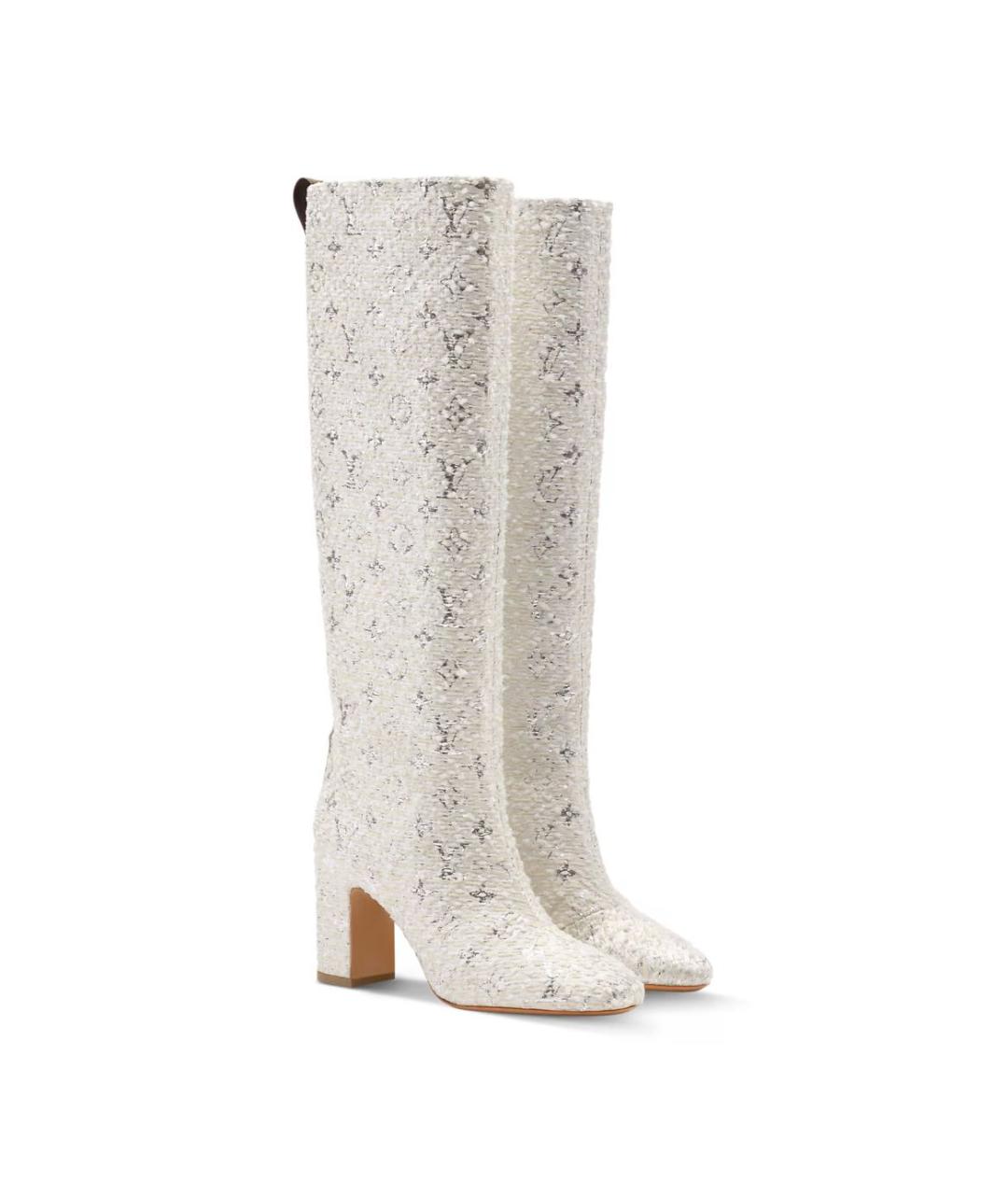 LOUIS VUITTON Белые сапоги, фото 2