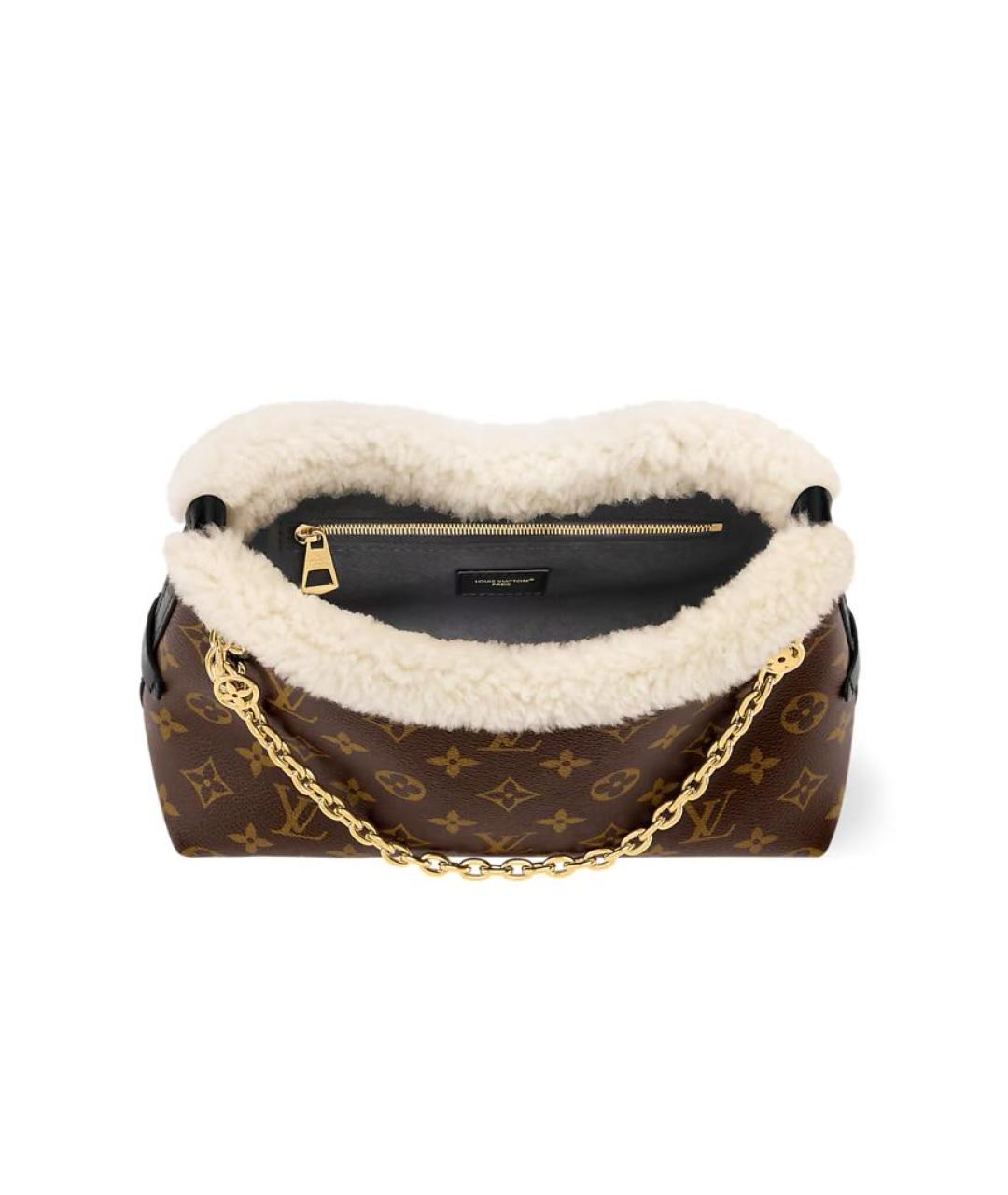 LOUIS VUITTON Коричневая сумка через плечо, фото 3