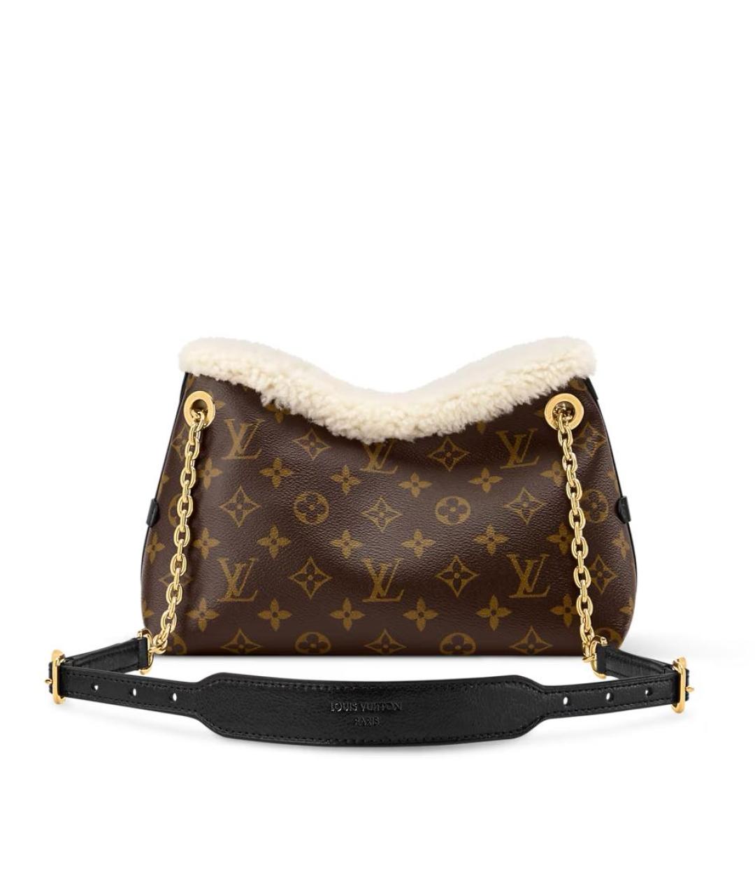 LOUIS VUITTON Коричневая сумка через плечо, фото 4
