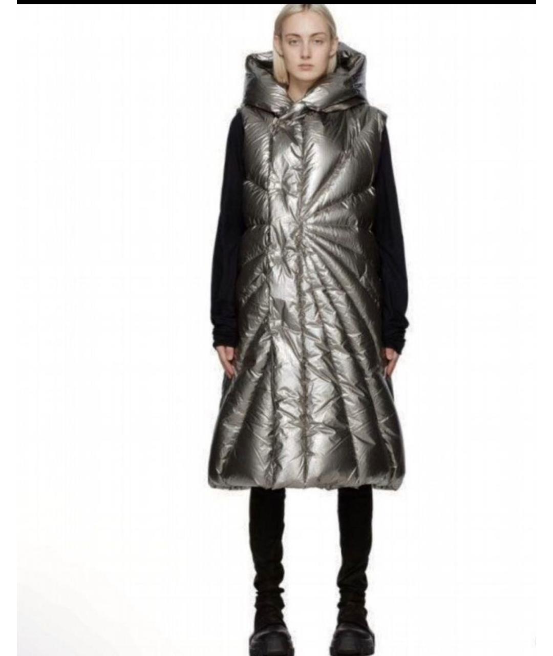 RICK OWENS Серебрянный жилет, фото 2