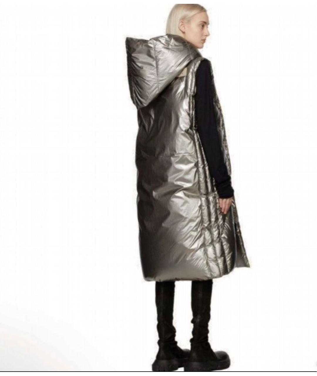 RICK OWENS Серебрянный жилет, фото 4