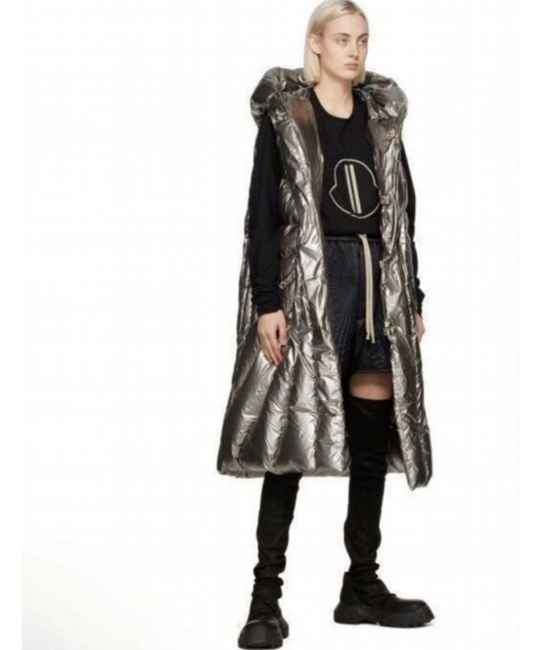 RICK OWENS Серебрянный жилет, фото 6