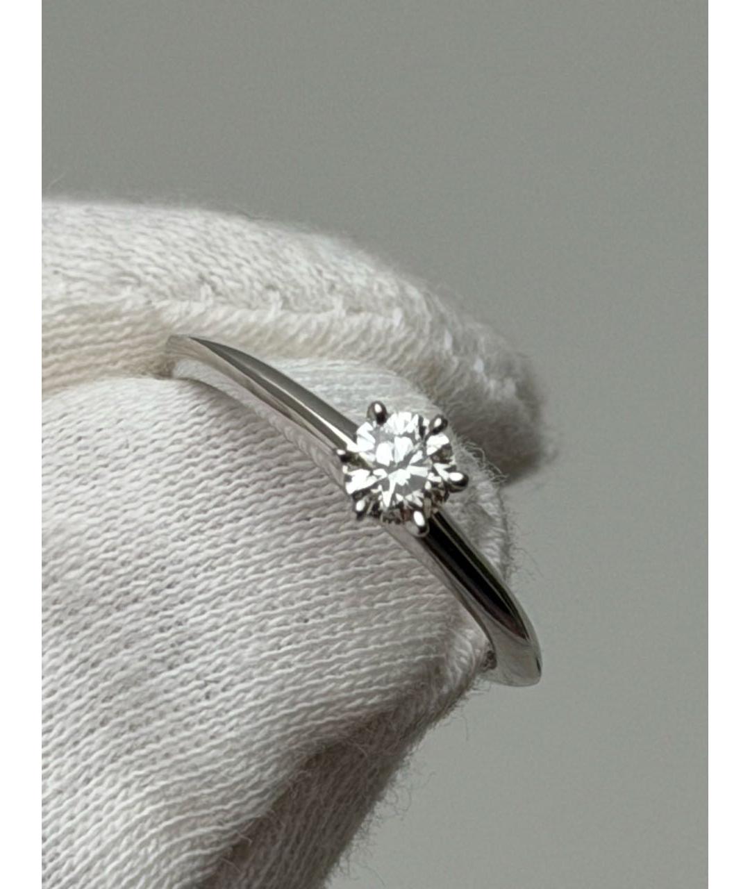 TIFFANY&CO Белое платиновое кольцо, фото 6