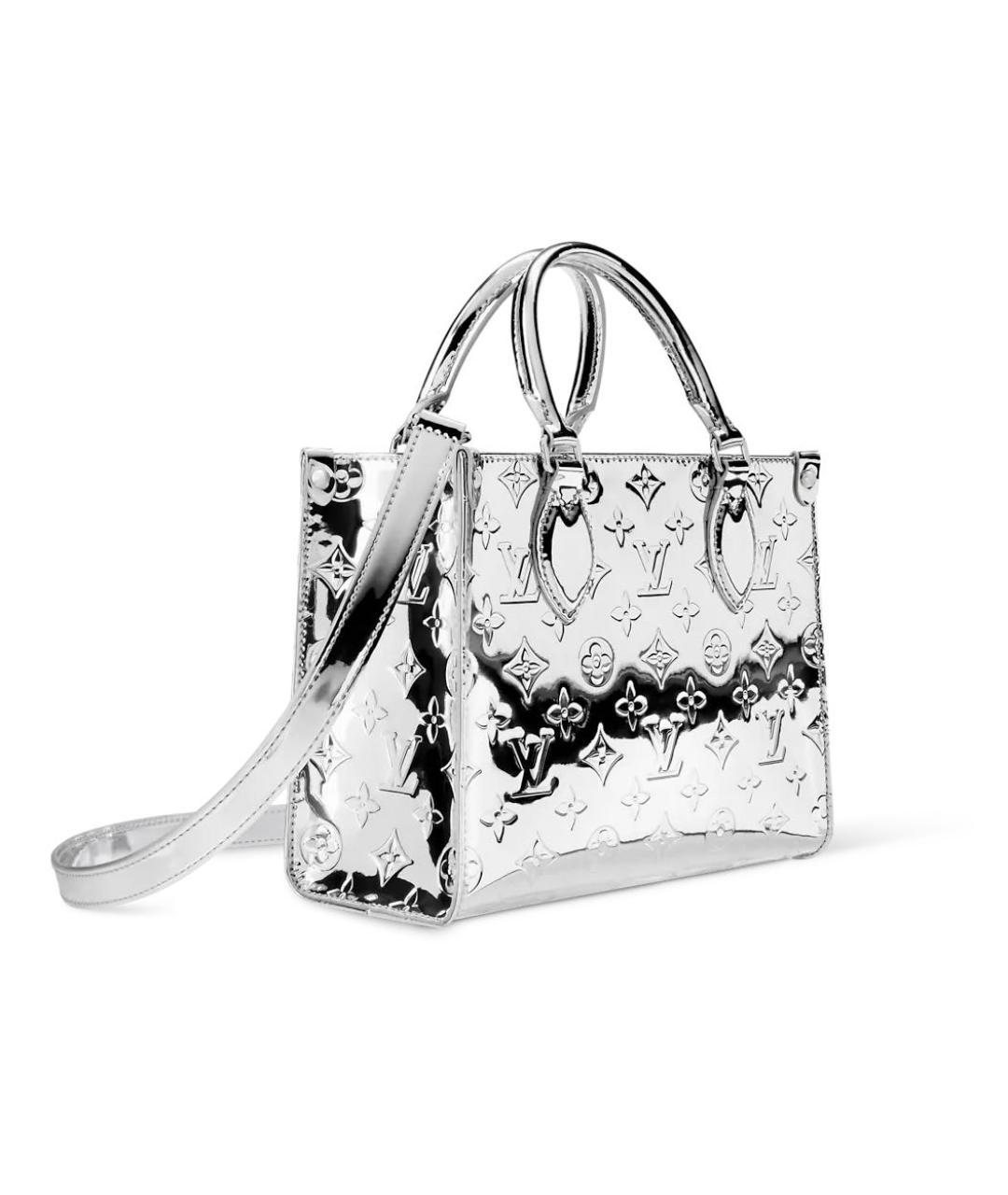 LOUIS VUITTON Серебряная сумка тоут, фото 3