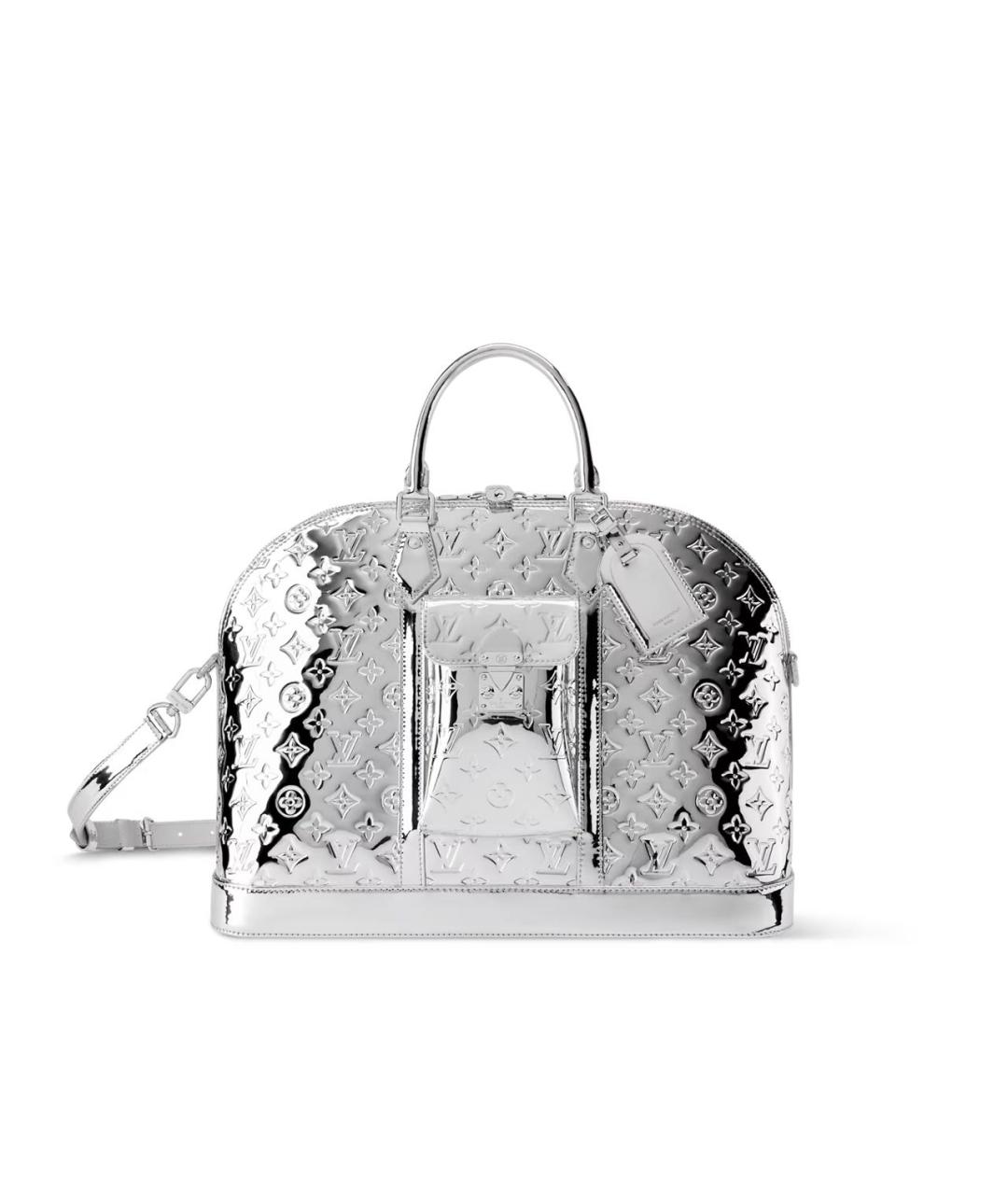 LOUIS VUITTON Серебряная дорожная/спортивная сумка, фото 1