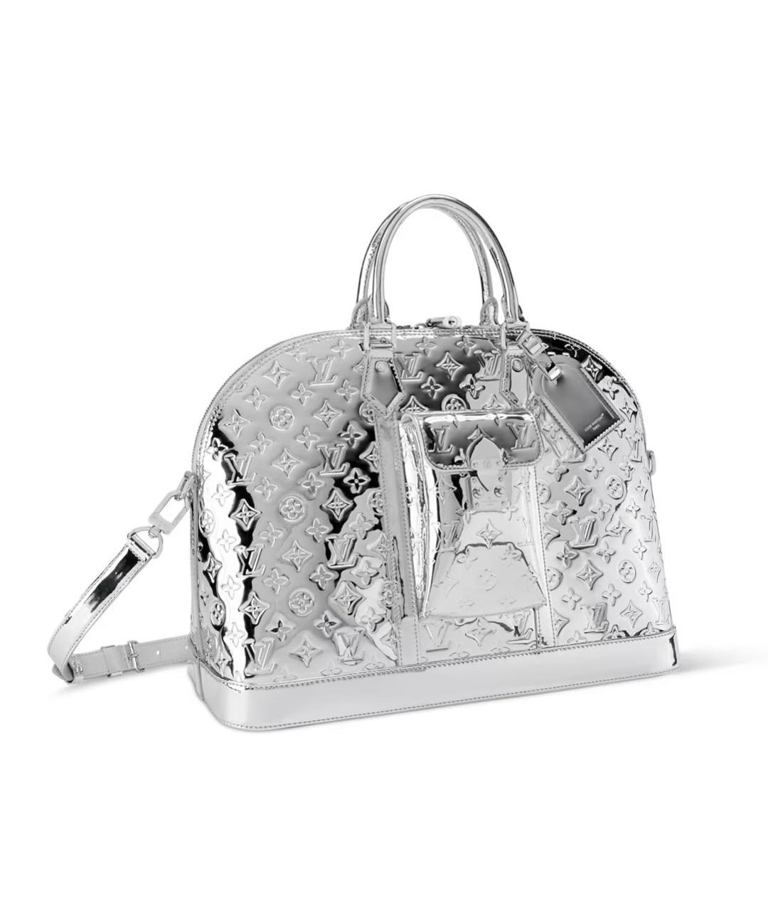 LOUIS VUITTON Серебряная дорожная/спортивная сумка, фото 2
